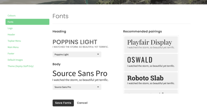 Choose Your Fonts