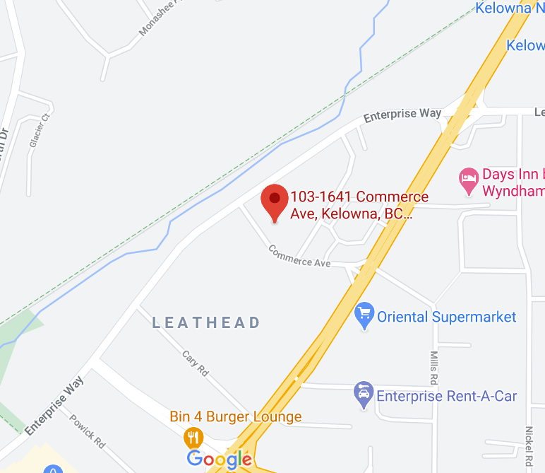 Map to Soccer Strength Kelowna in , 