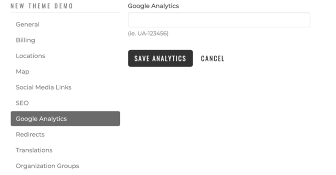 Attach Google Analytics To Your Site