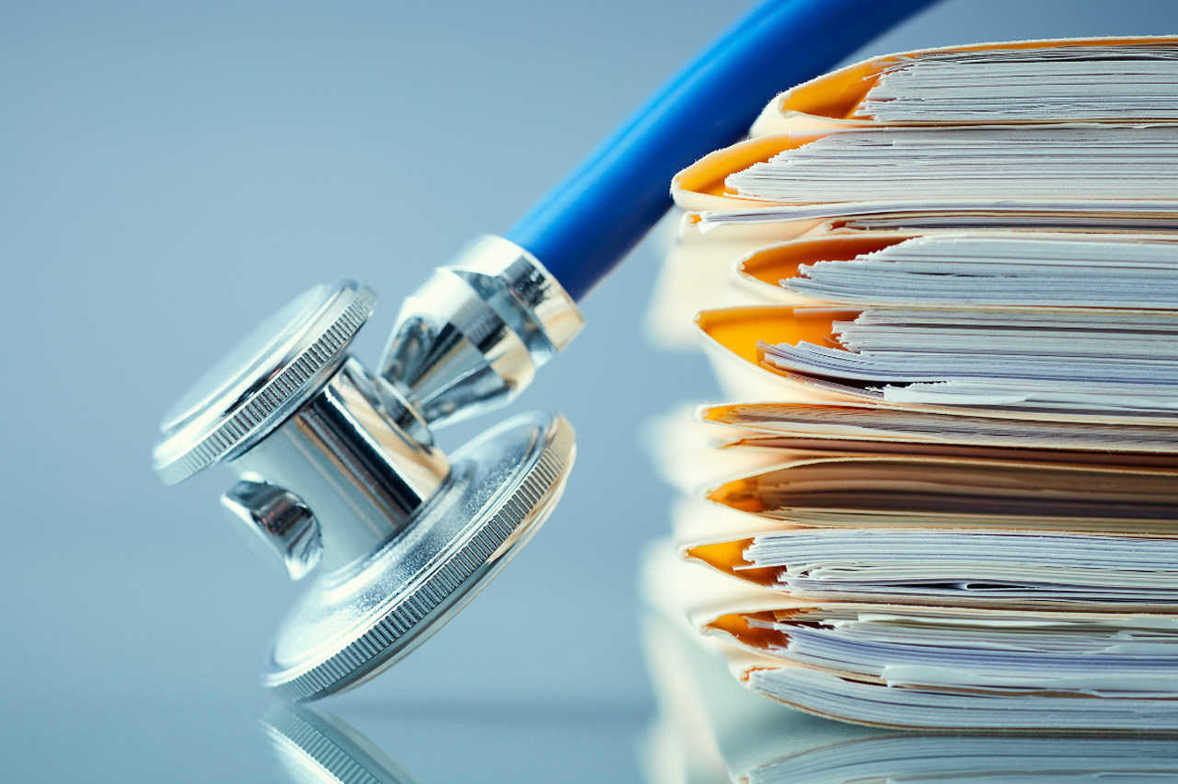 image of medical records