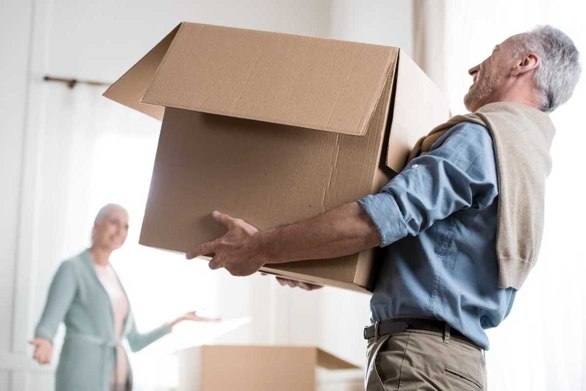 Couple downsizing